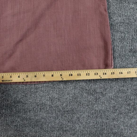 Pilcro Jeans Womens 28 Pink Wide Leg High Rise Utility Patch Pocket Denim Boho - Picture 12 of 13